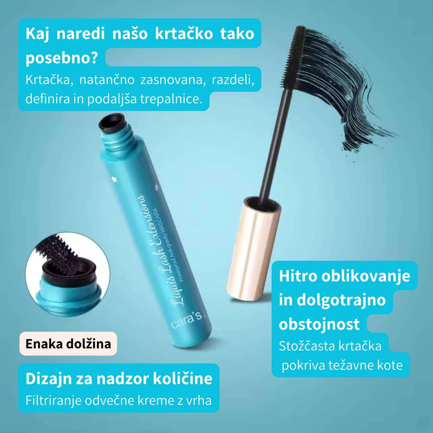 Maskara Ekstenzije Trepalnic – omejena izdaja